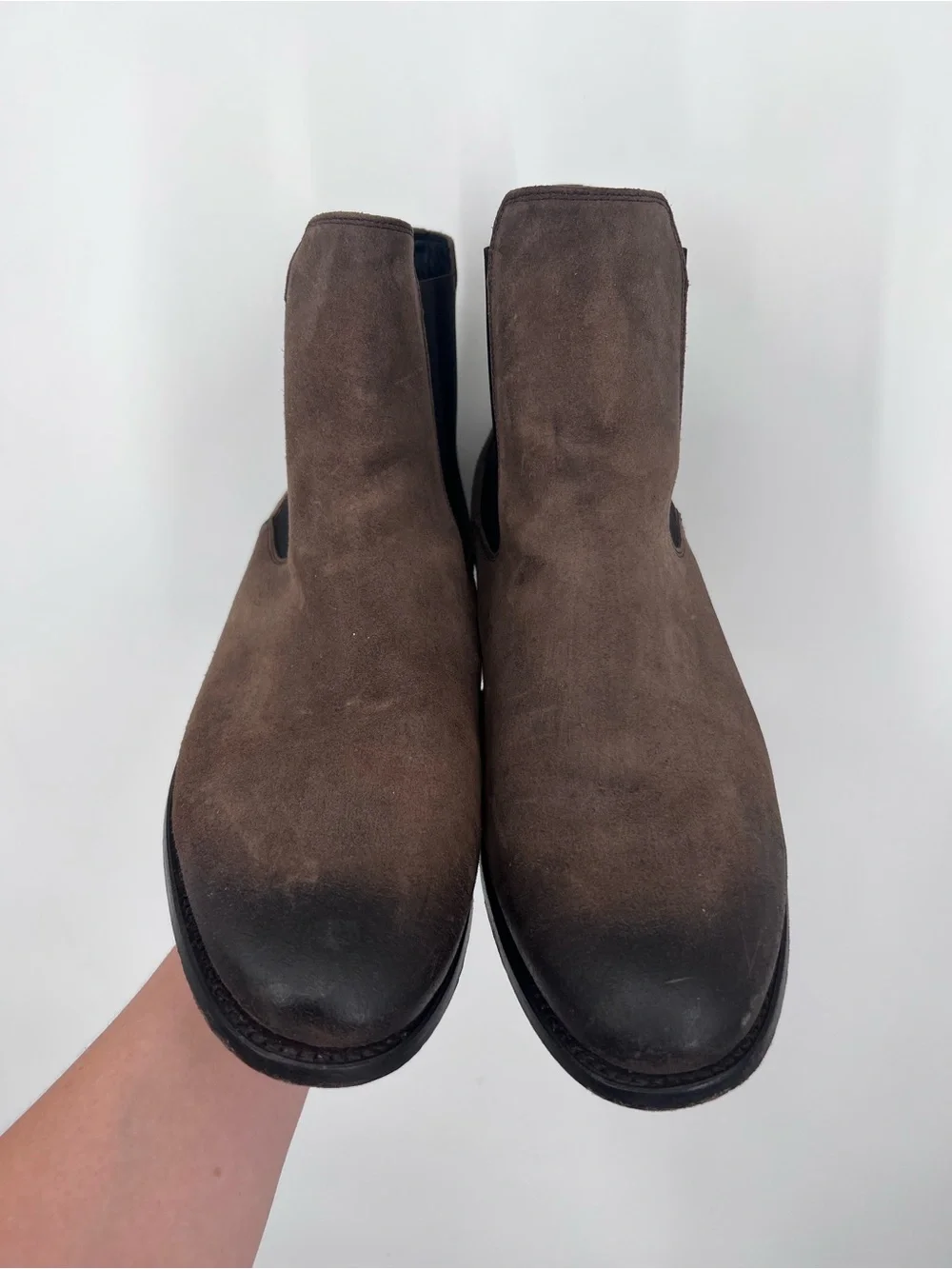 Thursday Boot Co. Men’s Brown Suede Cavalier Chelsea Boots 13